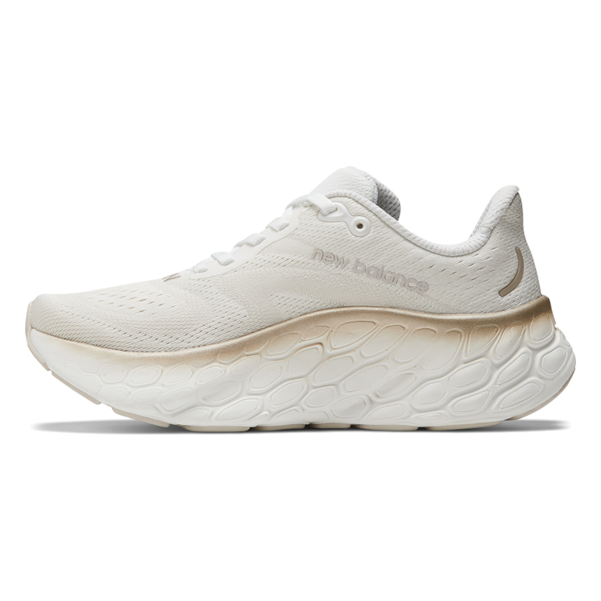 New Balance Fresh Foam X More V4 - White - Gold Metallic - Moonbeam - 2