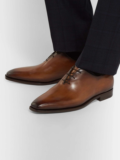 Berluti Blake Whole-Cut Venezia Leather Oxford Shoes outlook