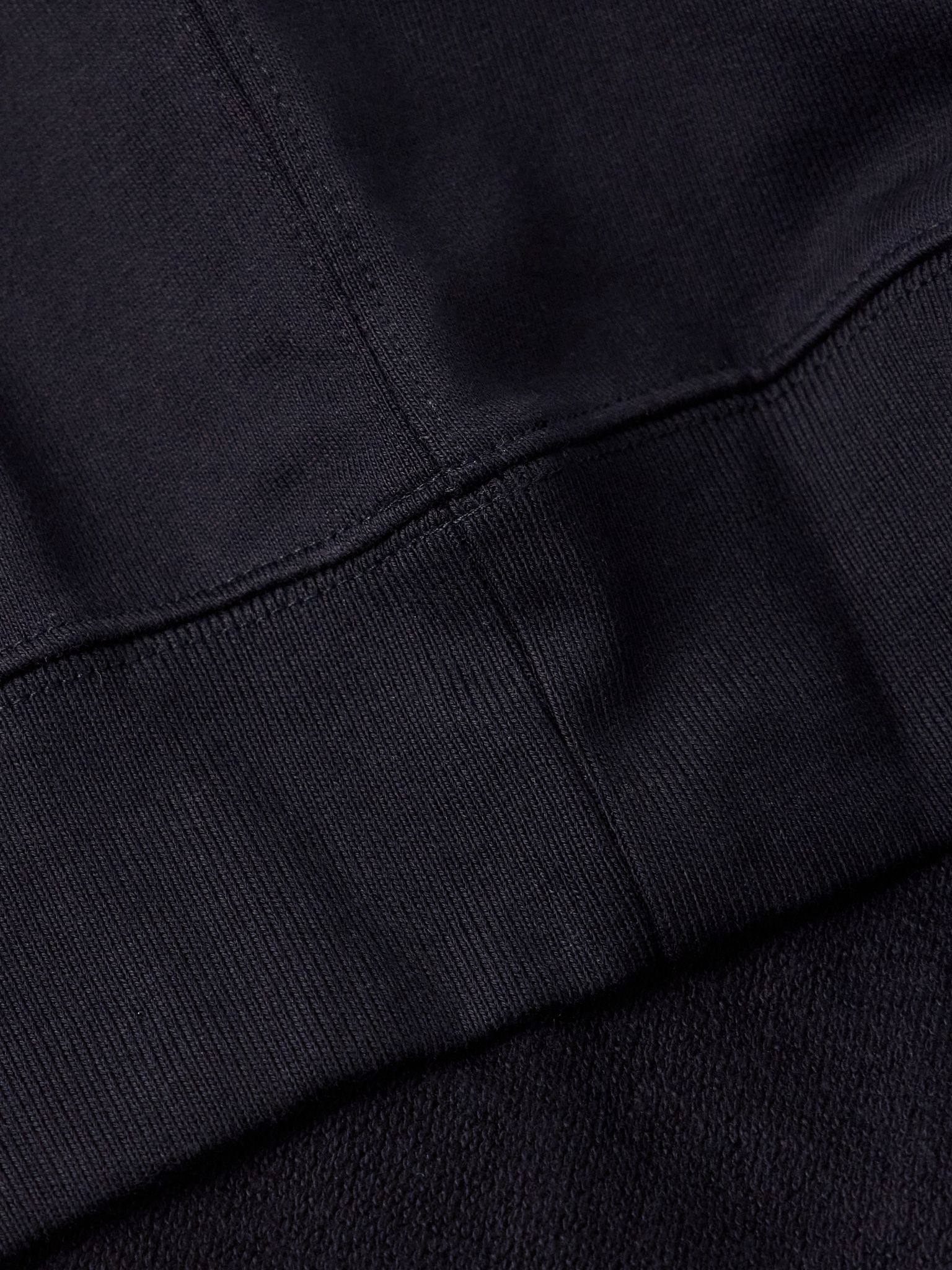 Oversized Cotton-Jersey Sweatshirt Navy - 4
