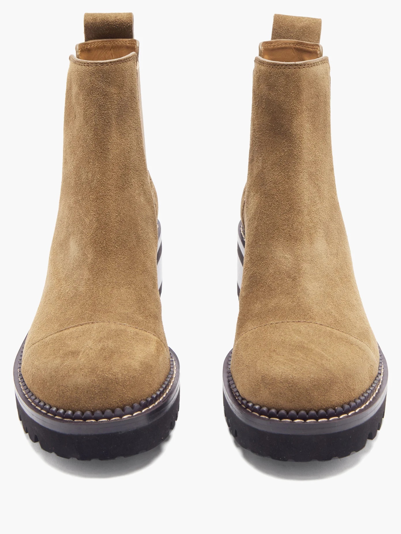 Crosta chunky-sole suede chelsea boots - 5