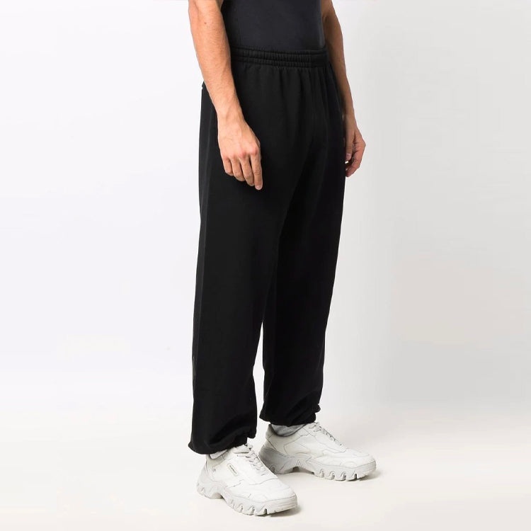 Men's Off-White SS22 Diagonal Stripes Bundle Feet Sports Pants/Trousers/Joggers Black OMCH029C99FLE0 - 3