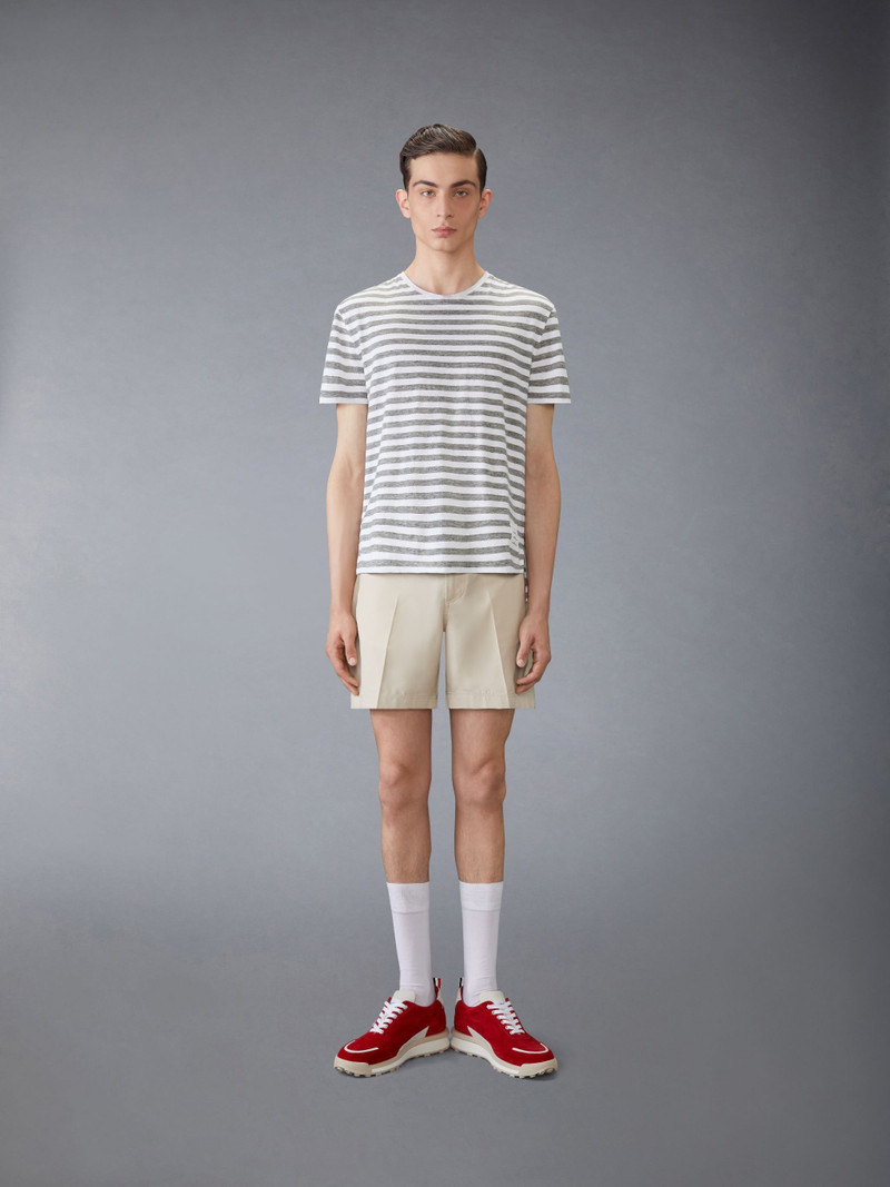 LINEN JERSEY RINGER TEE 3