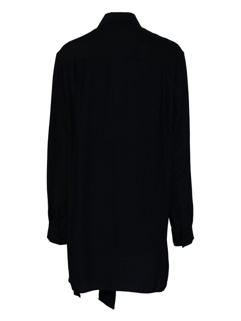 Y's asymmetric cotton shirt outlook