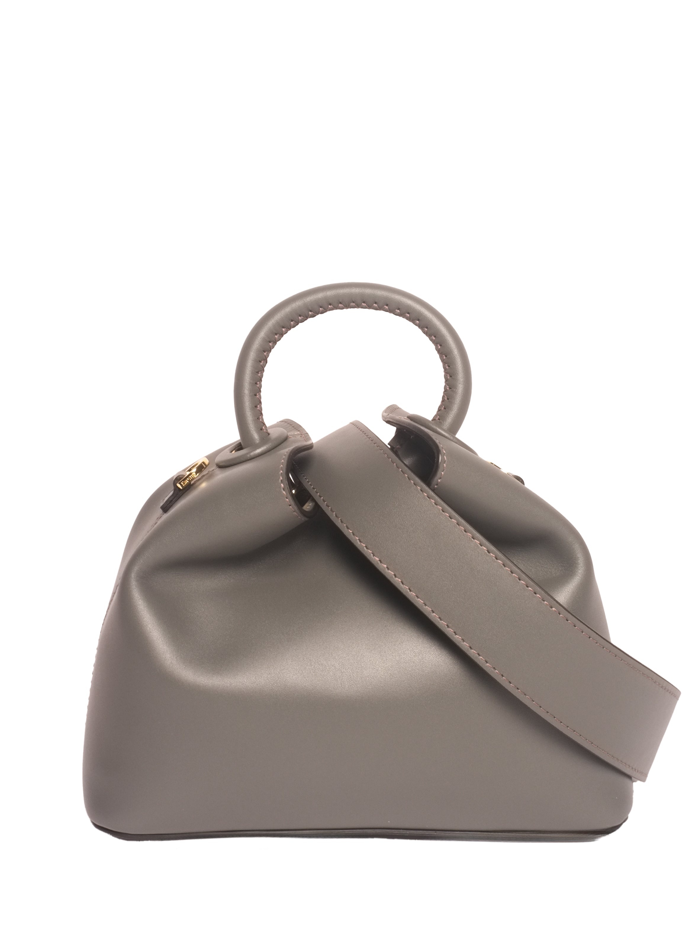 Baozi Leather Charcoal Grey/Black Border - 3