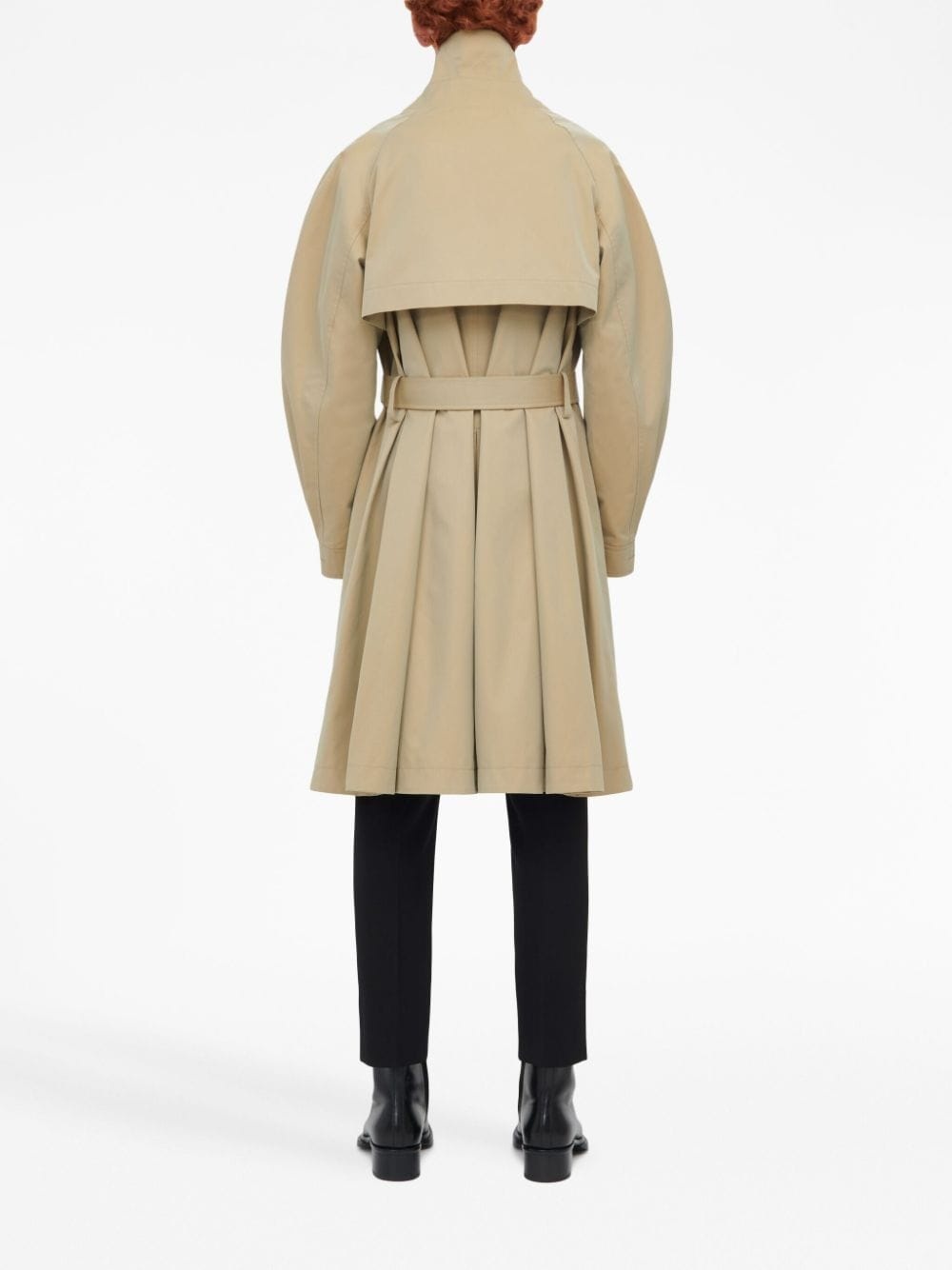 reconstructed layered trench coat - 4