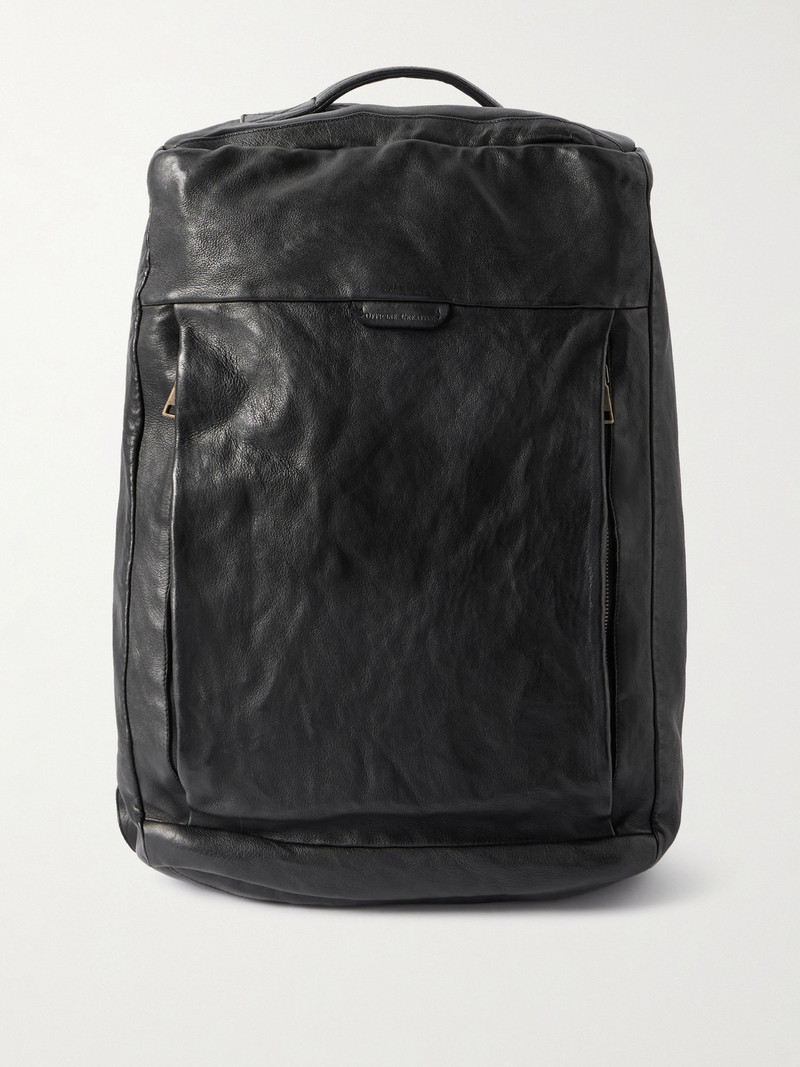 Helmet 052 Leather Backpack 1