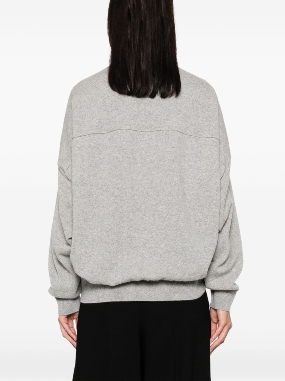 logo-embroidered jumper - 4
