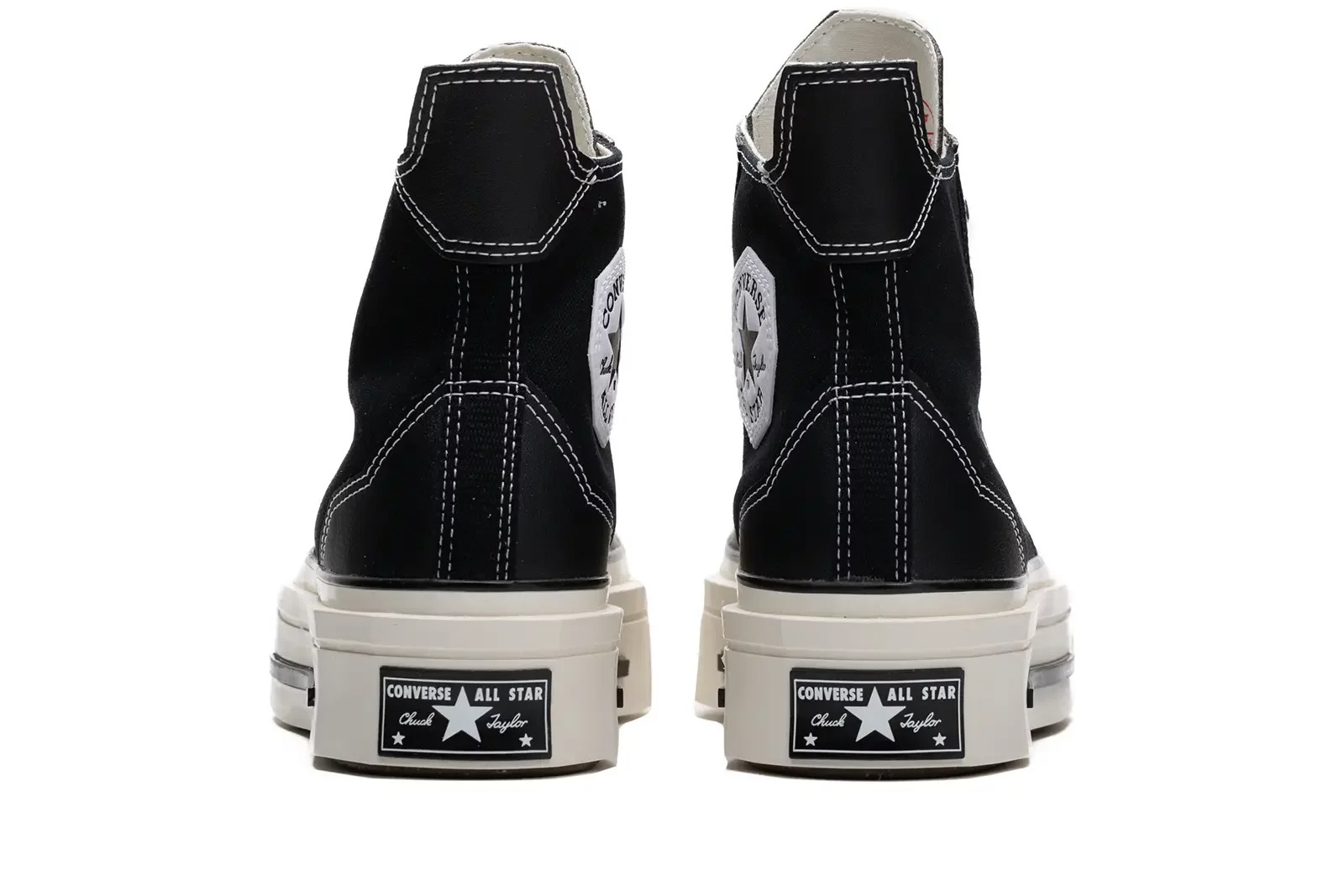 Chuck 70 De Luxe Squared Hi "Black" - 5