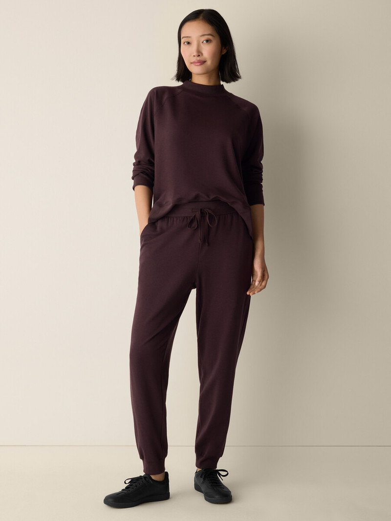EILEEN FISHER Cozy Brushed Terry Hug Jogger Pant outlook