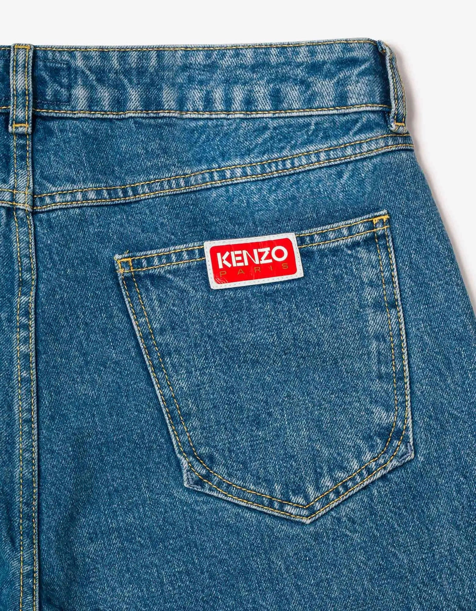 Kenzo Light Blue Bara Slim Fit Jeans - 7