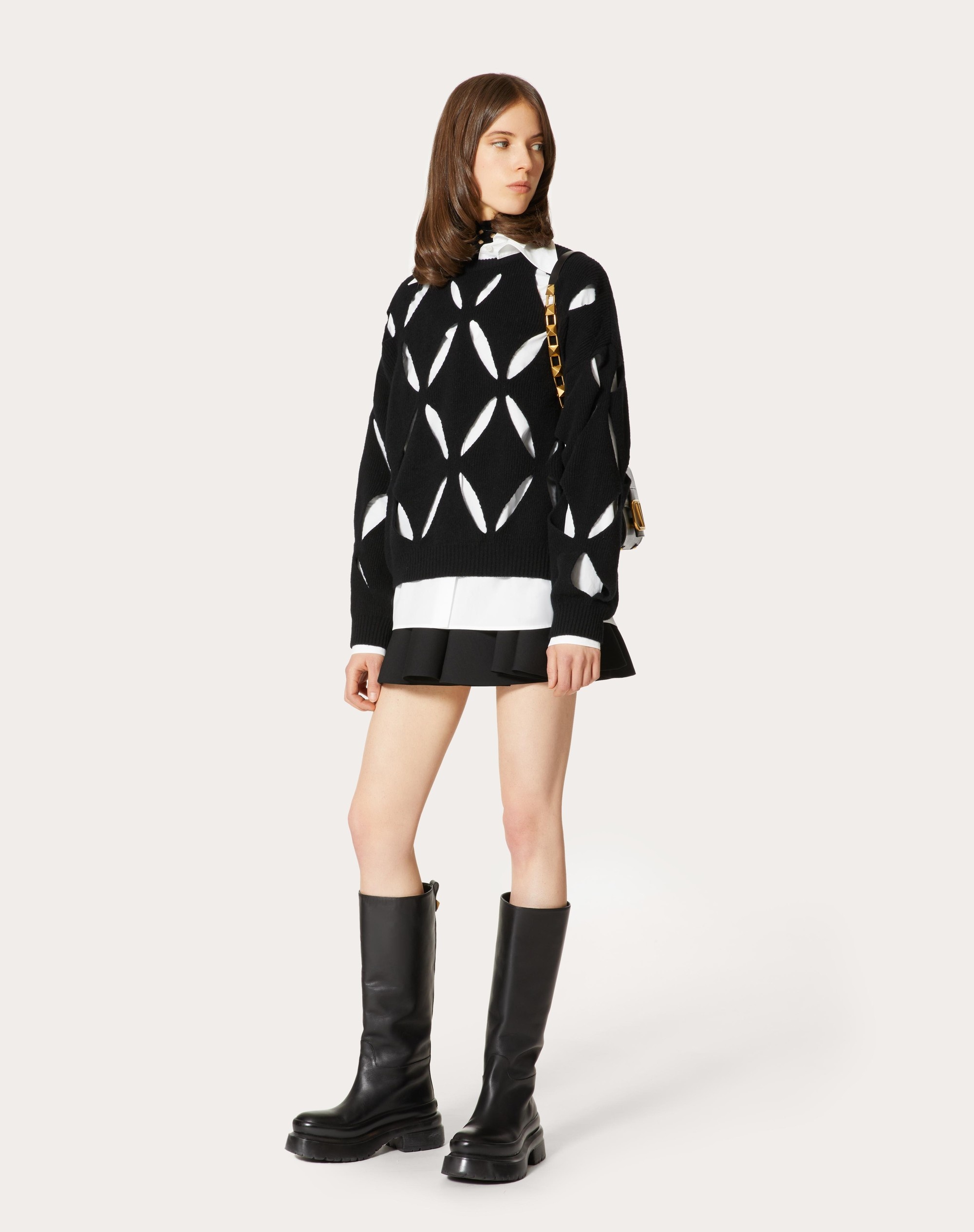 EMBROIDERED WOOL SWEATER - 2