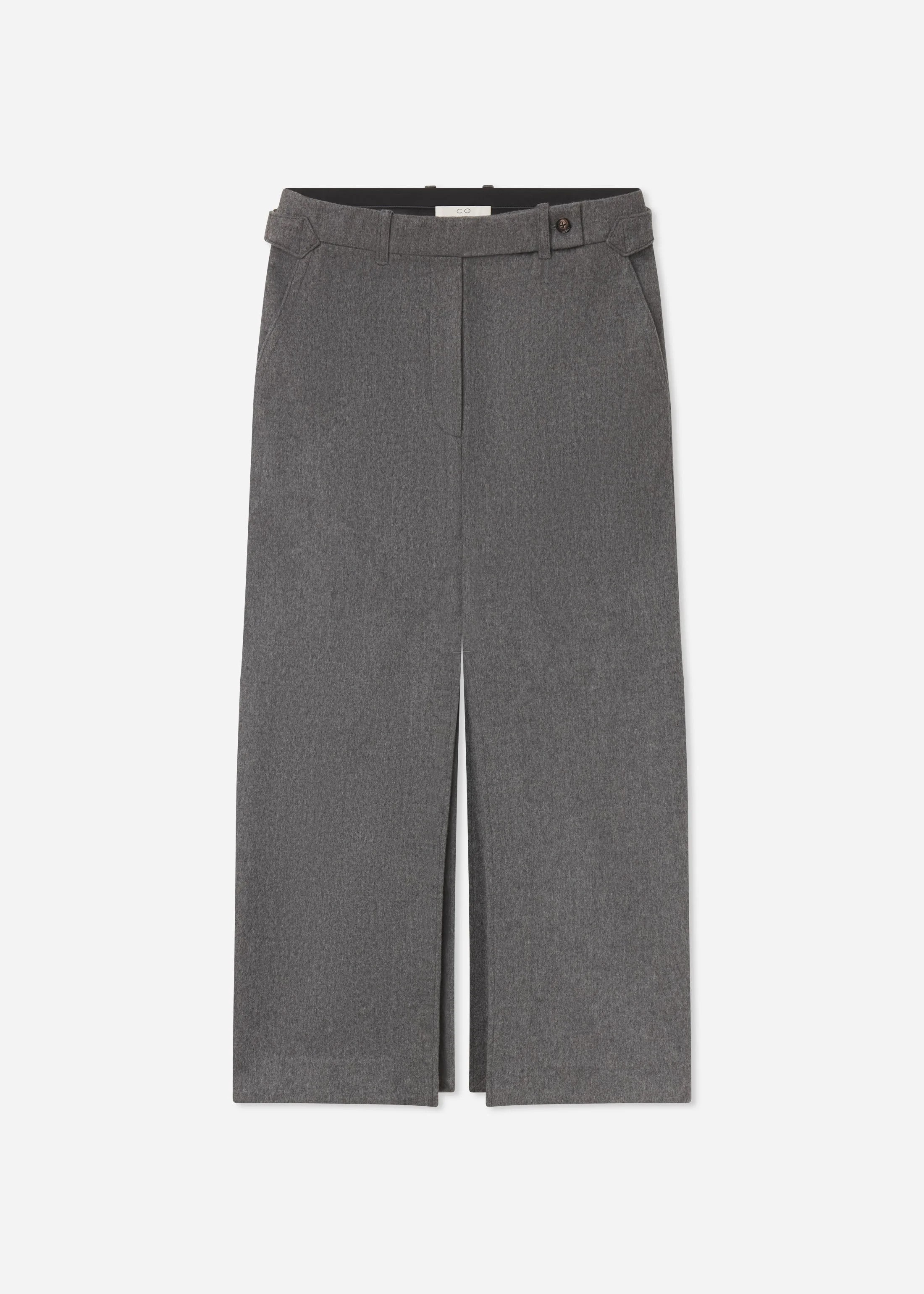 Tailored Pencil Skirt in Wool Cashmere - 1
