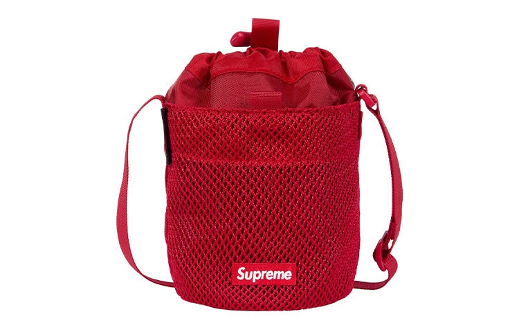 Supreme FW23 Small Cinch Pouch 'Red' SUP-FW23-0822 - 5