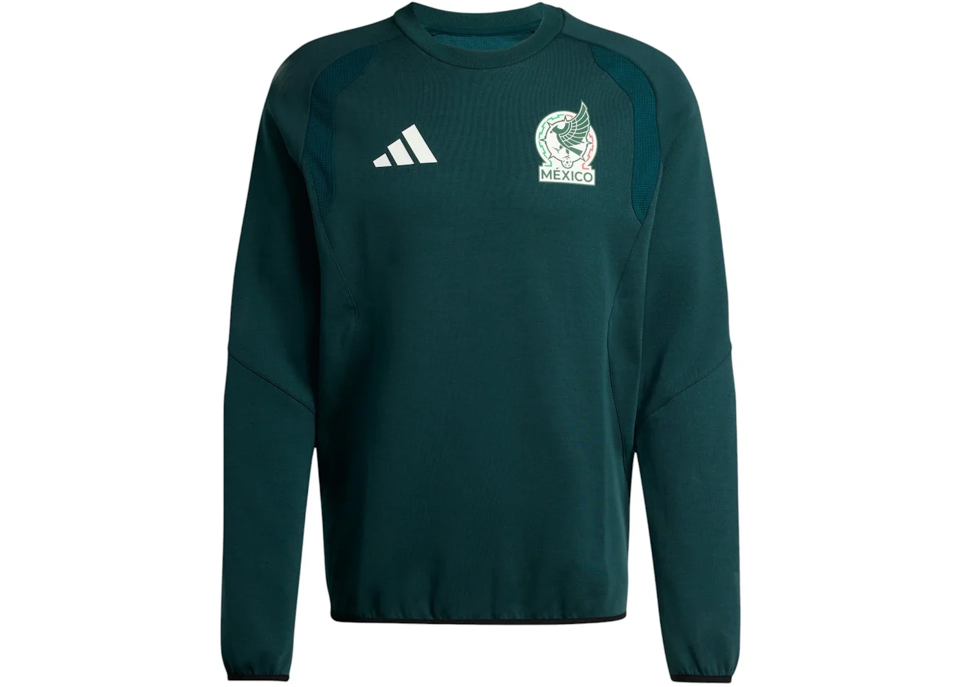 adidas Mexico Tiro Travel Crew Sweatshirt Aurora Ivy - 1