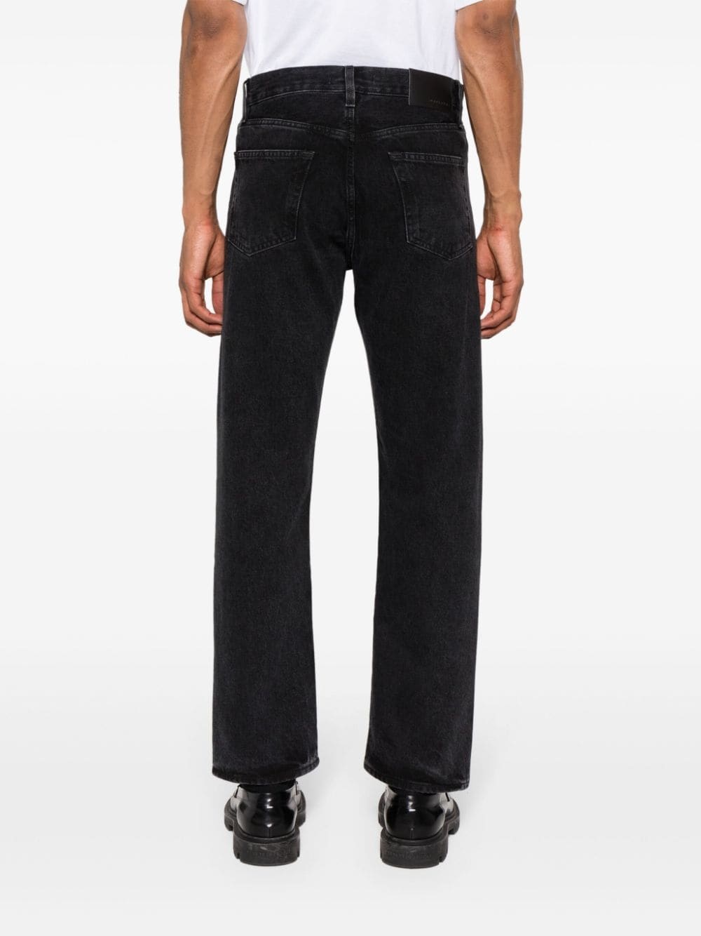 mid-rise straight-leg jeans - 4