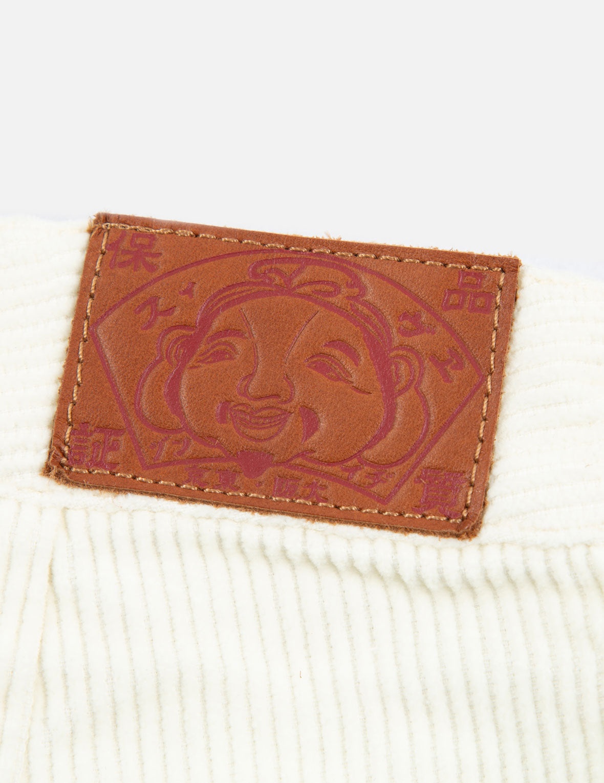 Seagull Embroidery Straight-fit Corduroy Trousers - 10