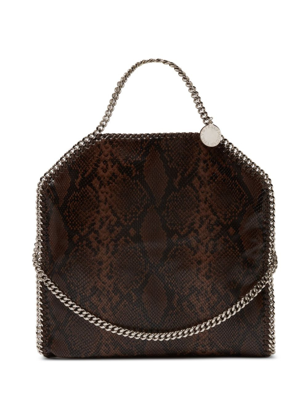 Falabella Fold-Over snakeskin-effect tote bag - 1