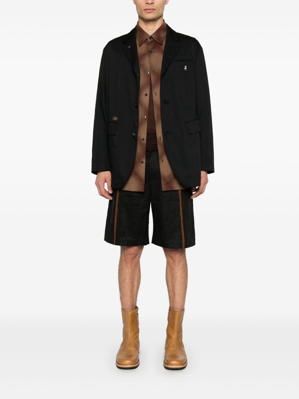 patch-detail jacket - 2