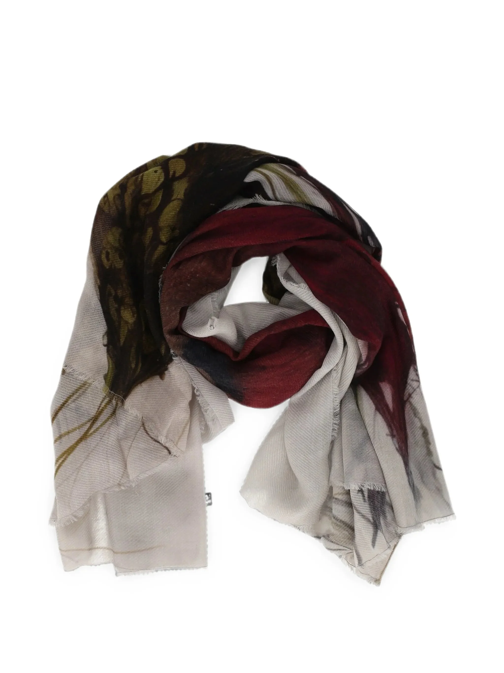 Faliero Sarti Protea Frayed-edge Scarf - 1