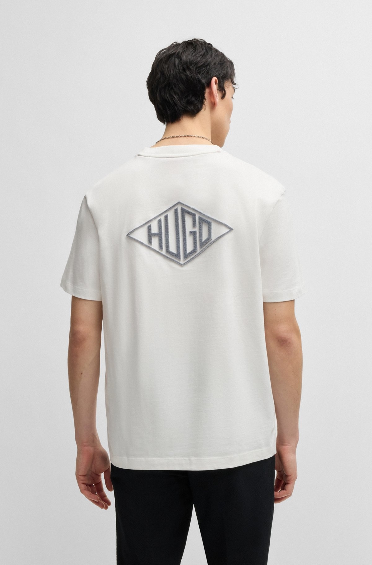 RELAXED-FIT T-SHIRT IN COTTON WITH EMBROIDERED LOGO - 5