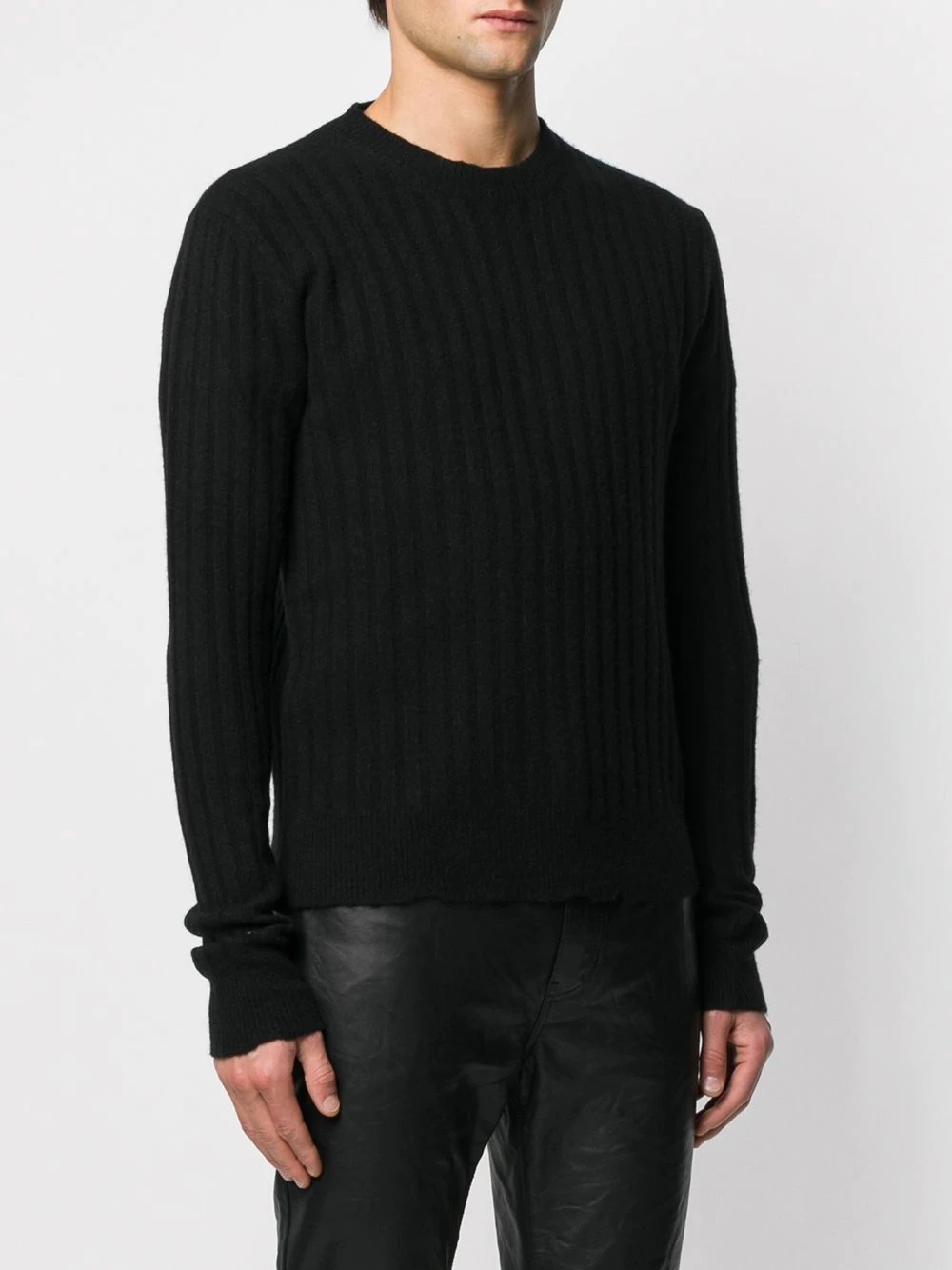 ribbed knitted jumper - 3