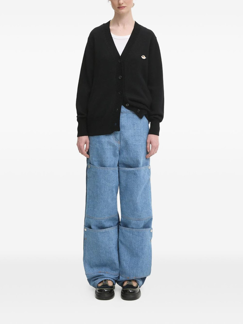 FIORUCCI angels-patch button-fastening cardigan outlook