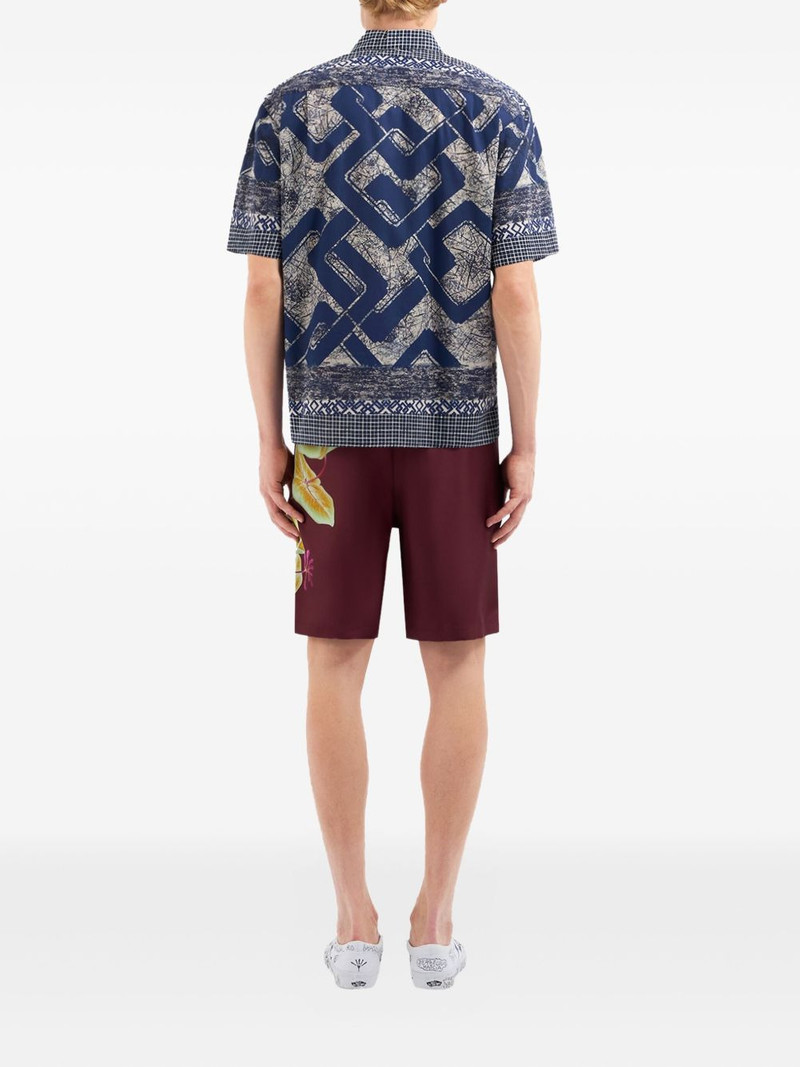 geometric-print short-sleeve shirt 3