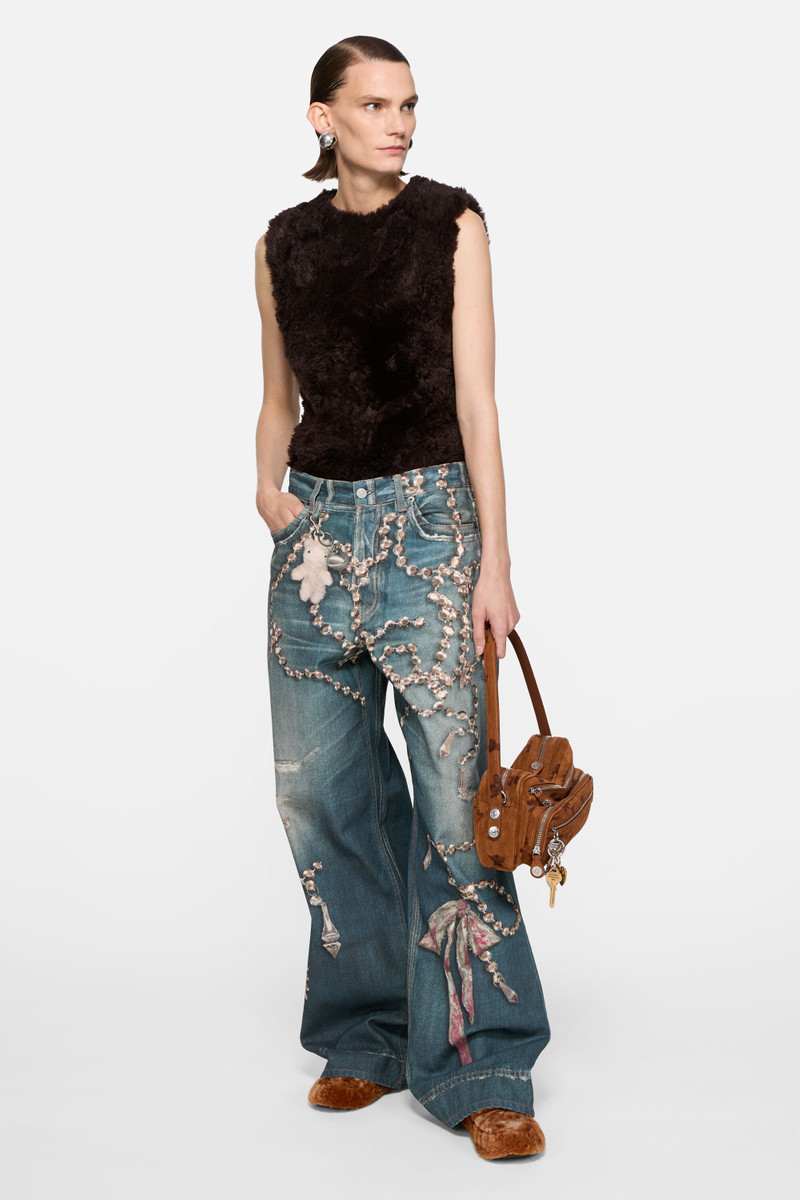 Acne Studios Shearling loafer - Orange Multi outlook