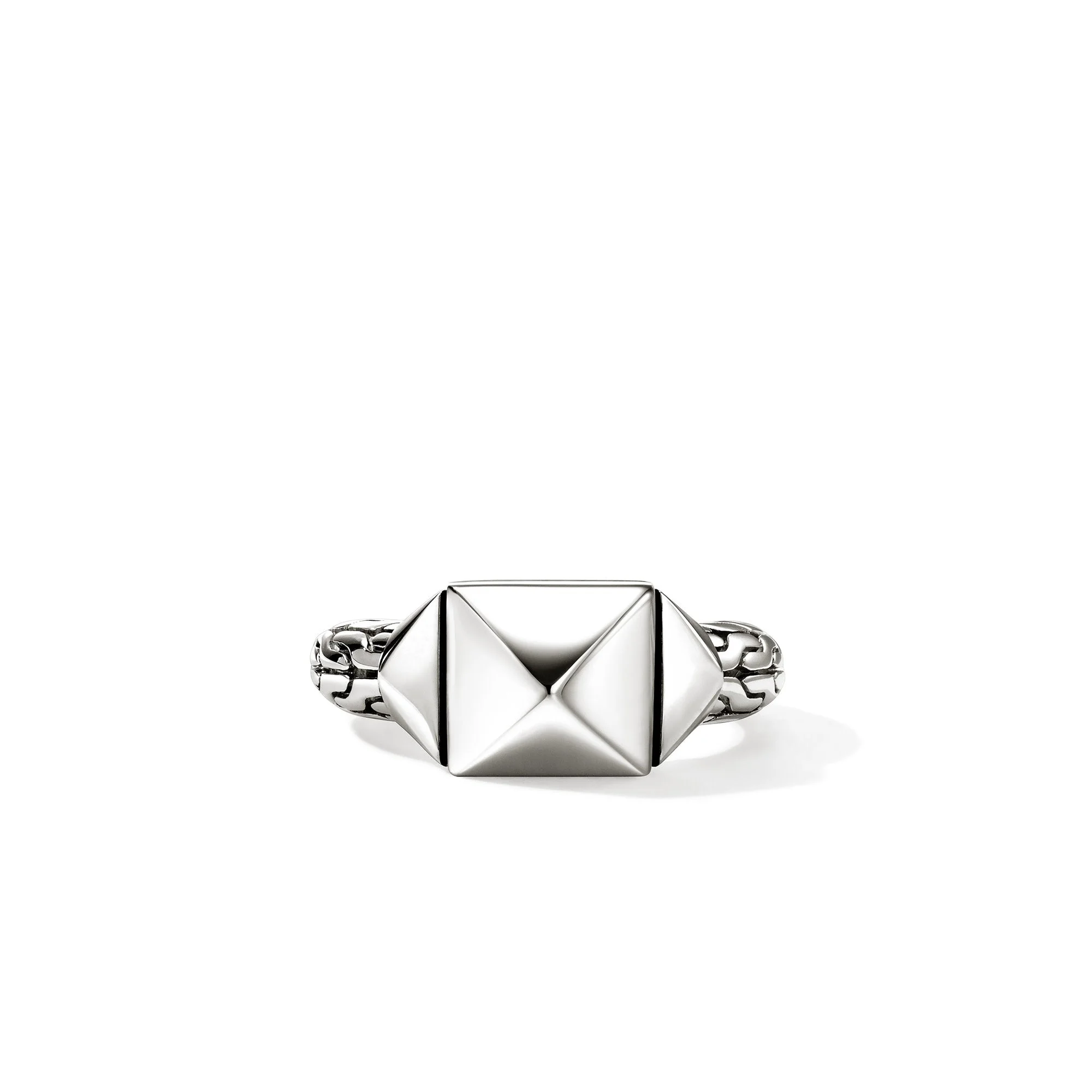 Icon Stud Ring, Sterling Silver, 9MM - 1