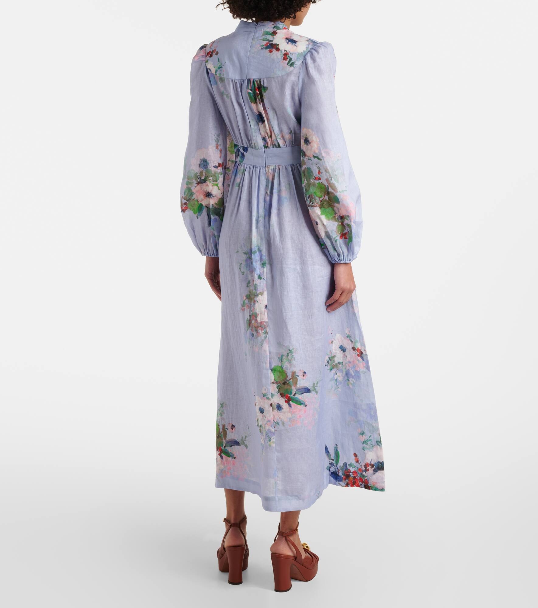 Everley linen midi dress - 3