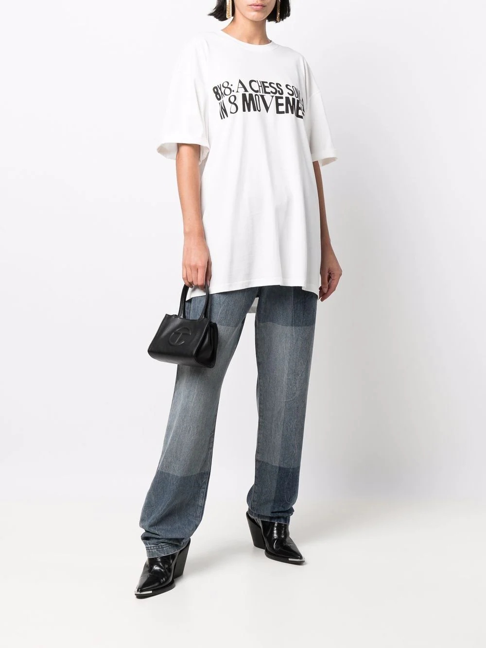 slogan-print organic cotton T-shirt - 3