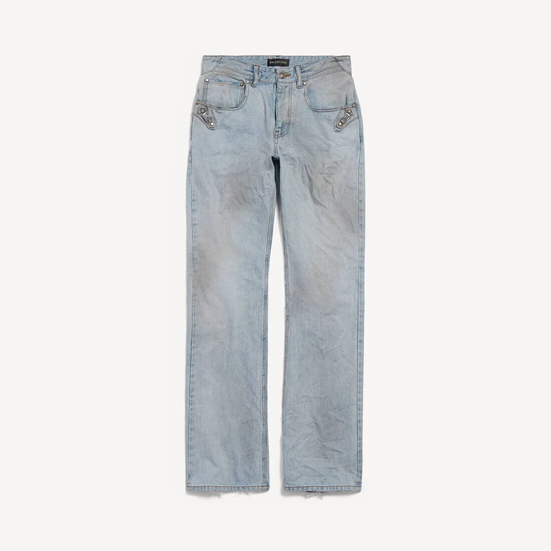 Women's City Straight Pants in Light Blue - 1