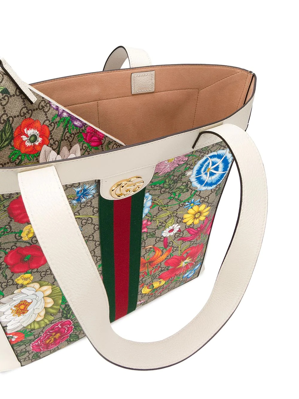 Ophidia GG Flora tote - 5