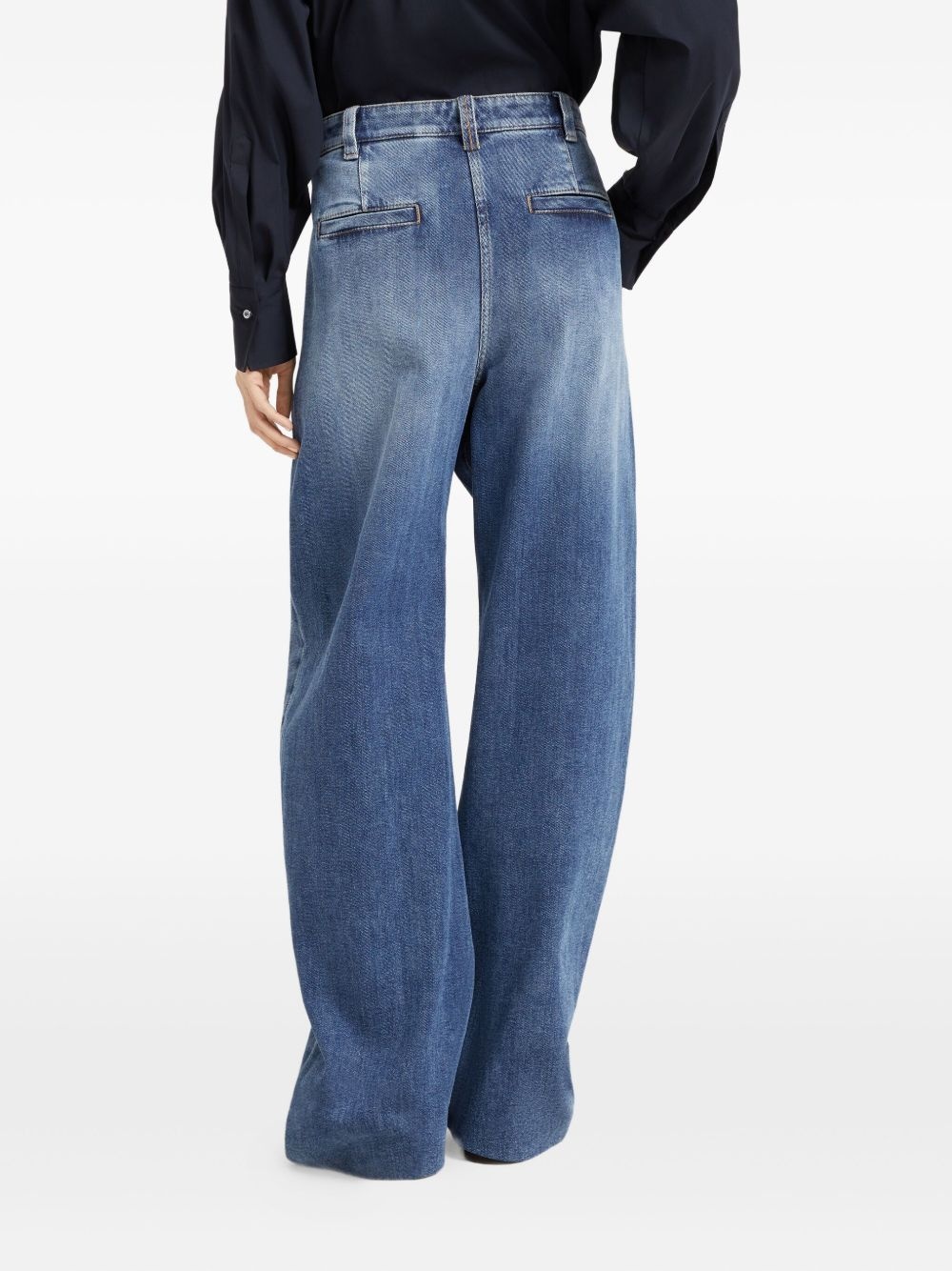 wide-leg jeans - 4