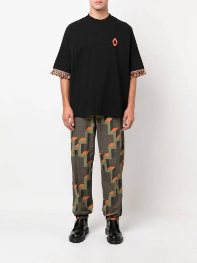 Marcelo Burlon County Of Milan geometric-print tapered joggers outlook