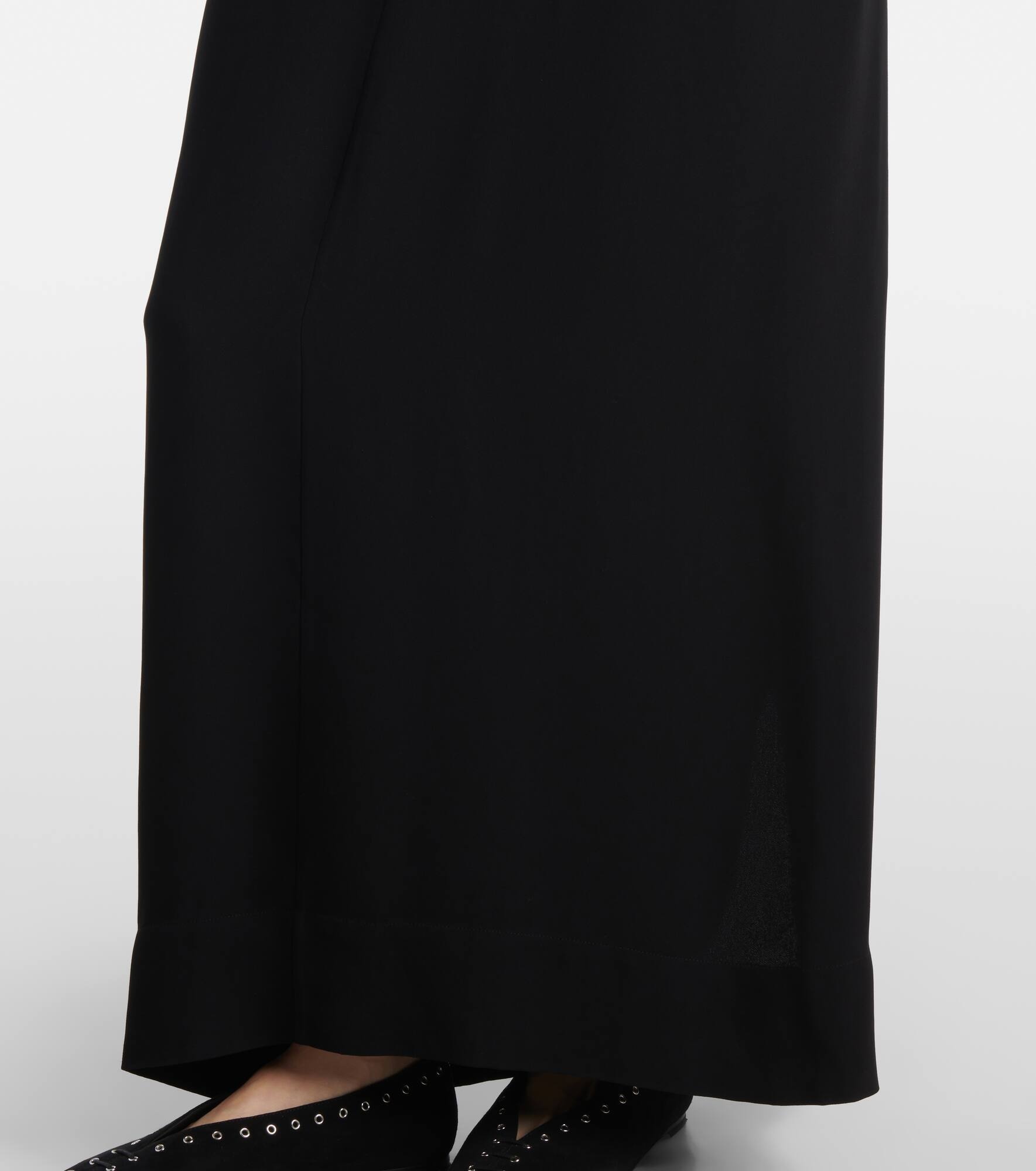 Draped cady maxi dress - 5