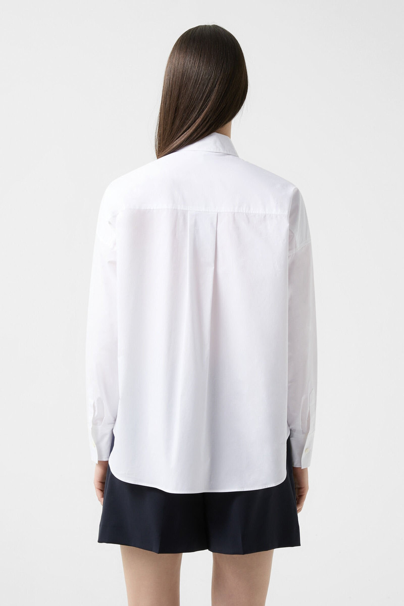 Poplin blouse Nadine in White 3