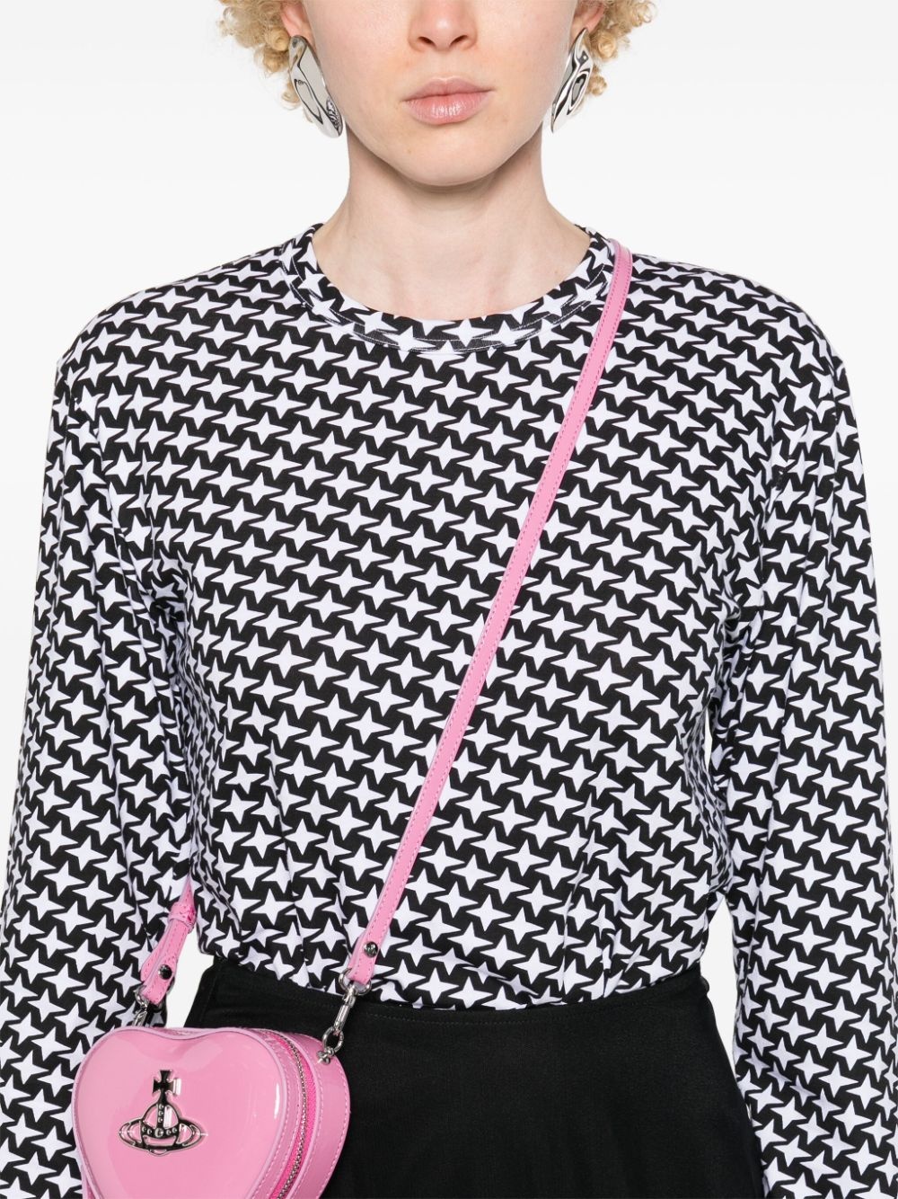 star-print cotton T-shirt - 5