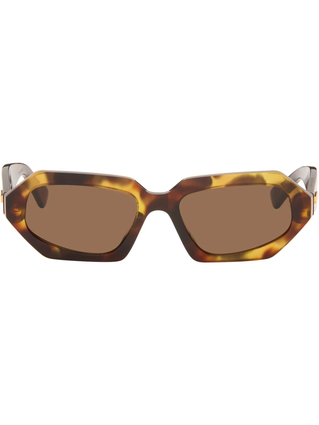 Brown Classic Oval Sunglasses - 1