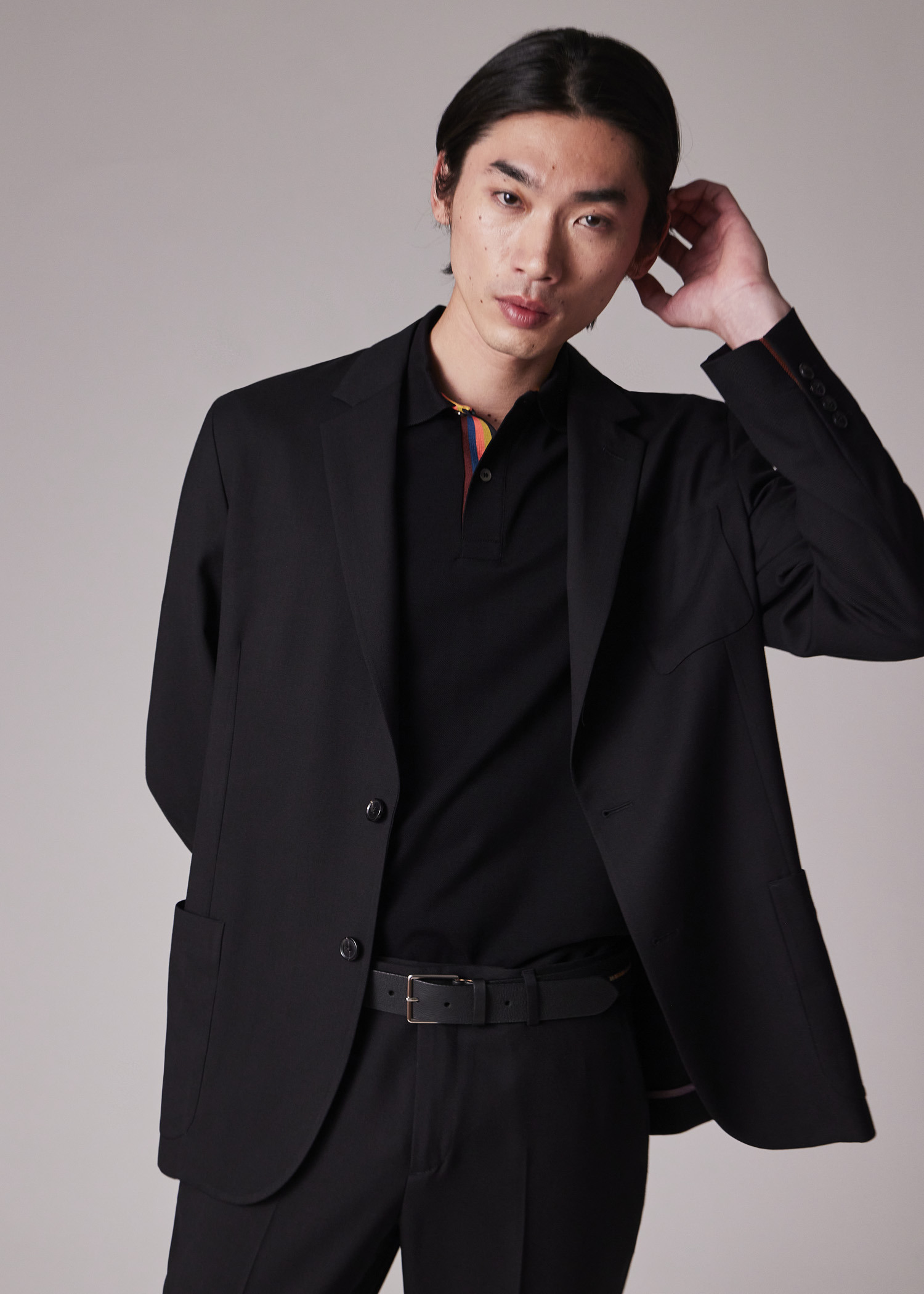 A Suit To Travel In - Black Wool Unlined Blazer - 8