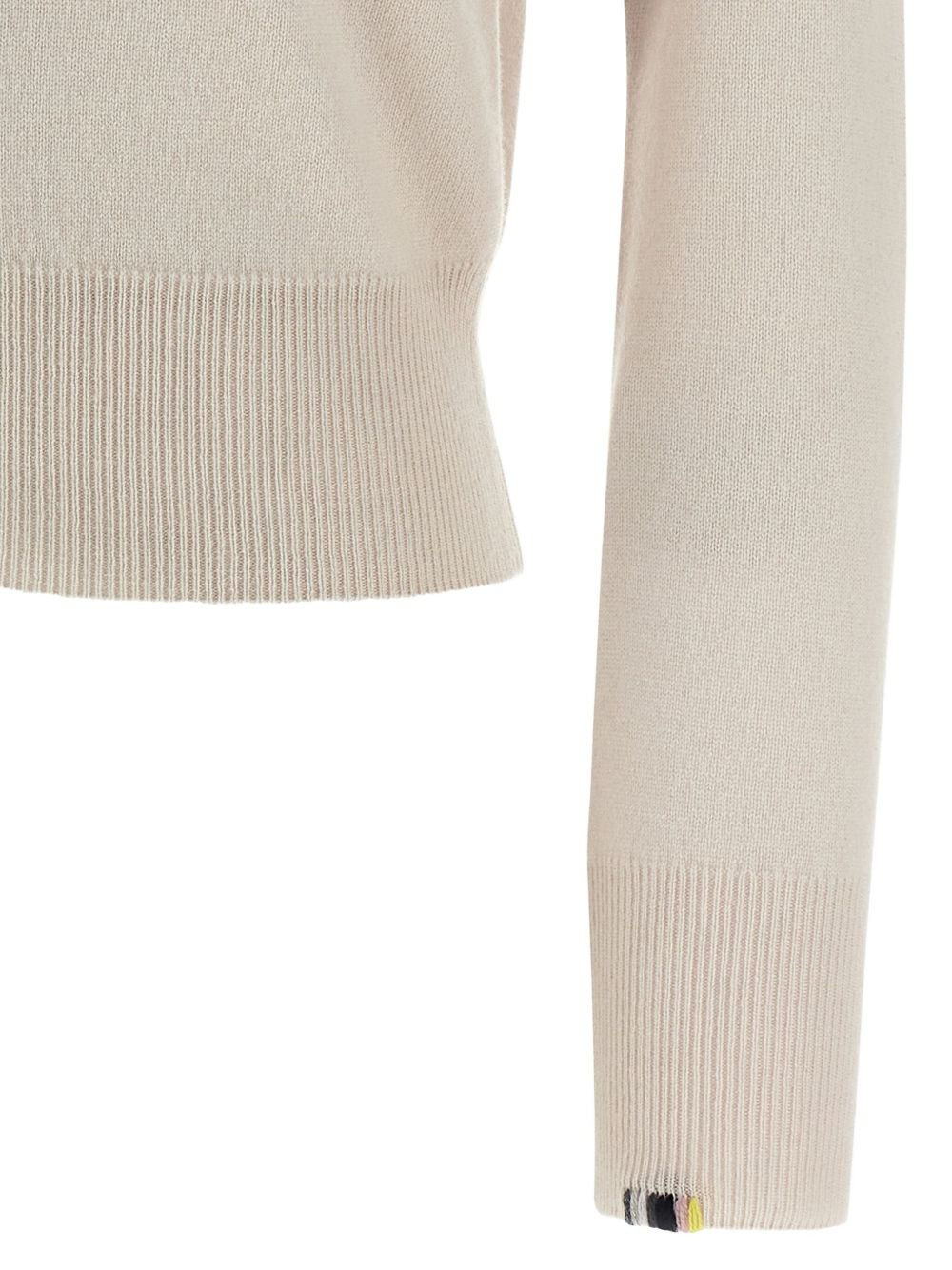 crew-neck cashmere cardigan - 4