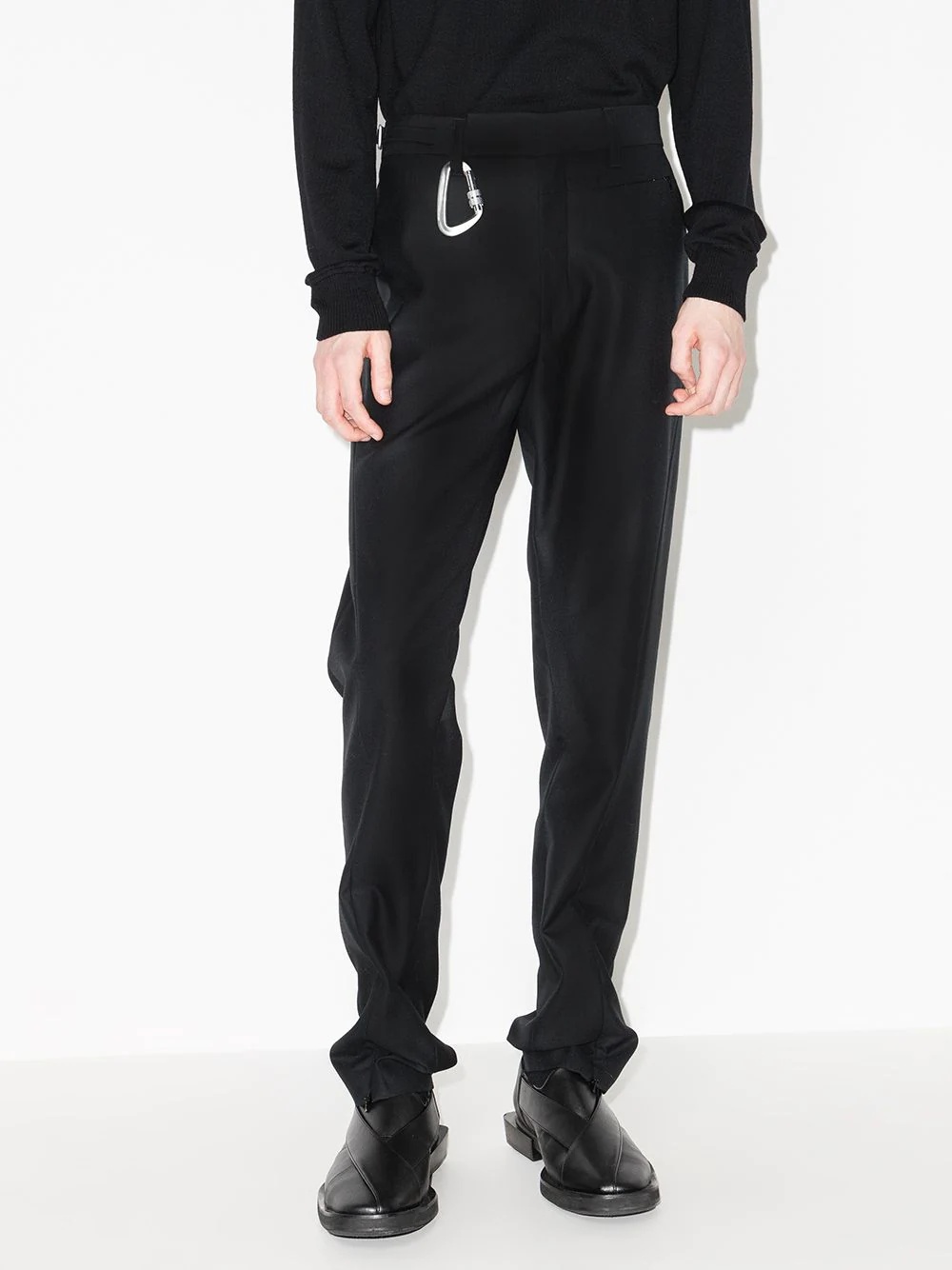 Carabinel wool tailored trousers - 2