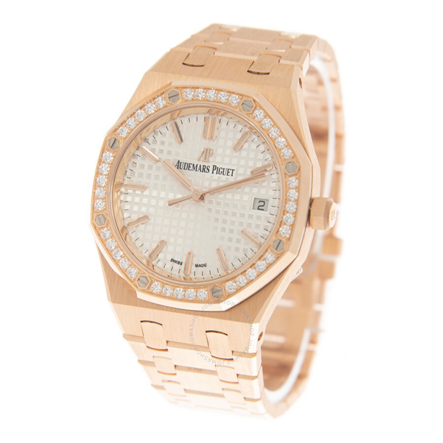 Audemars Piguet Royal Oak Automatic Diamond White Dial Ladies Watch 77351OR.ZZ.1261OR.01 - 3