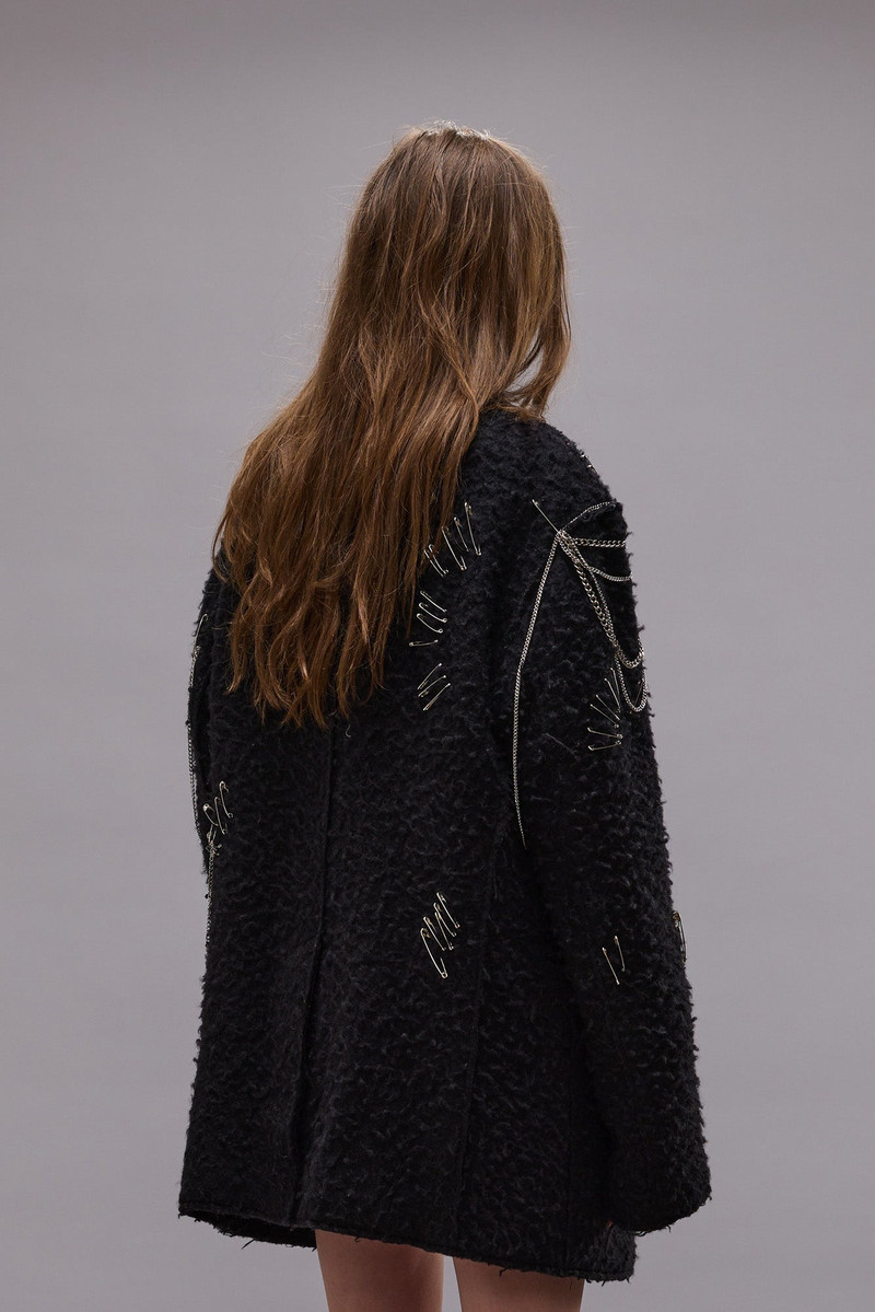 PINCUSHION BLAZER - BLACK -R13 6