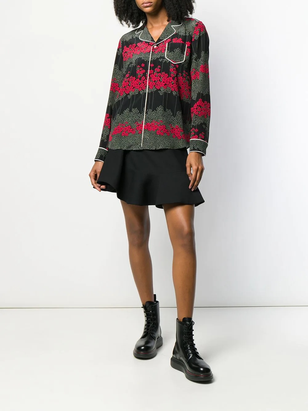 Dreaming Peony-print shirt - 2