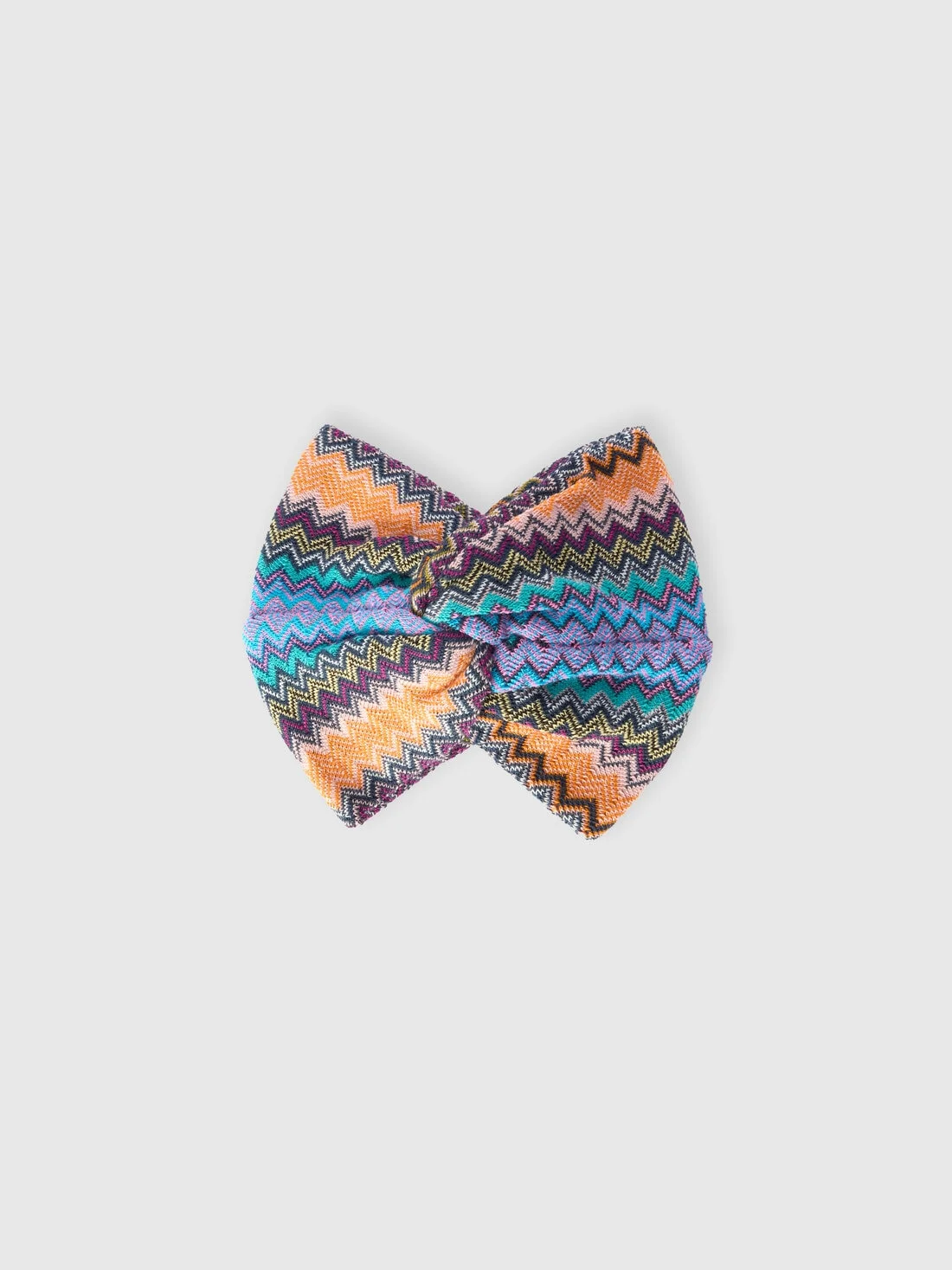 Wool-blend zigzag headband - 1