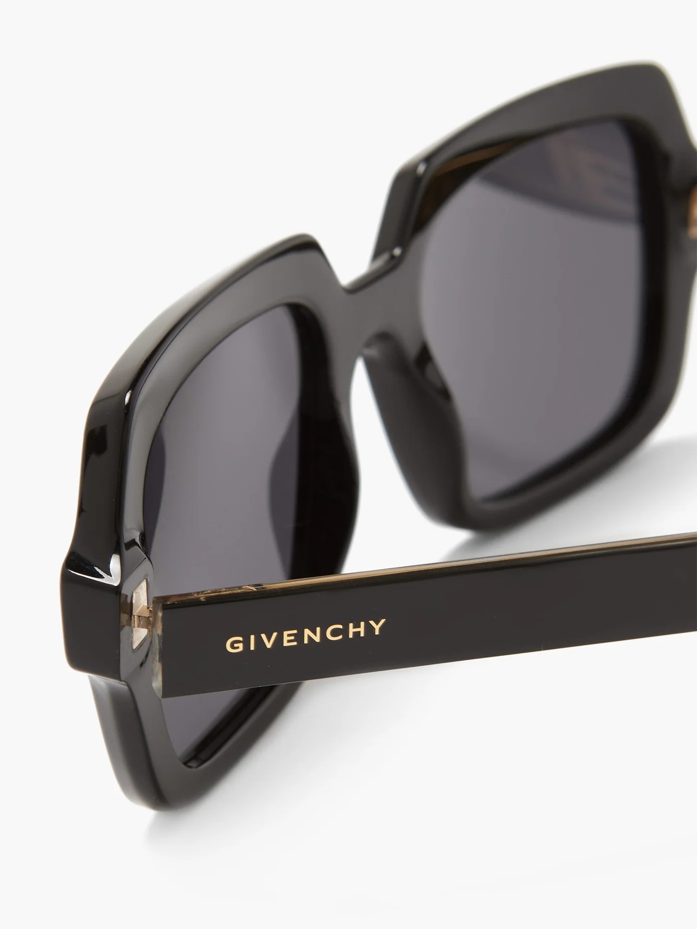 Oversized squared acetate sunglasses - 4