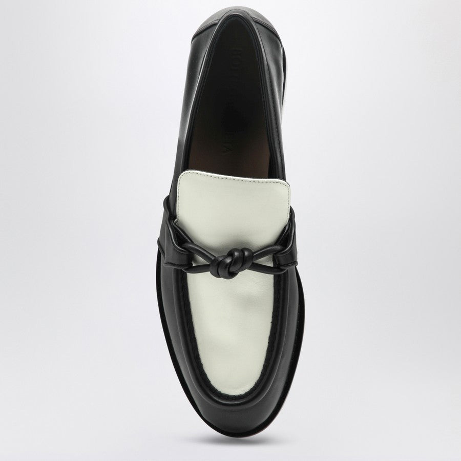 Bottega Veneta Women Astaire Loafers In Black/White - 3