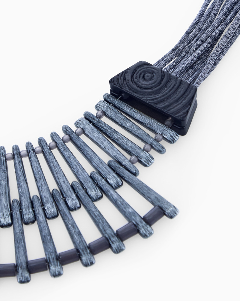 GIORGIO ARMANI NECKLACE IN METHACRYLATE AND BRASS outlook
