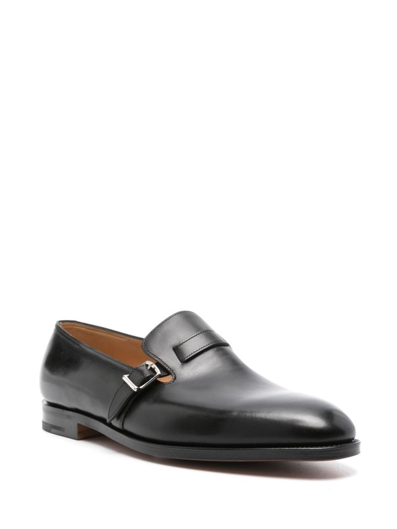 John Lobb leather monk shoes outlook